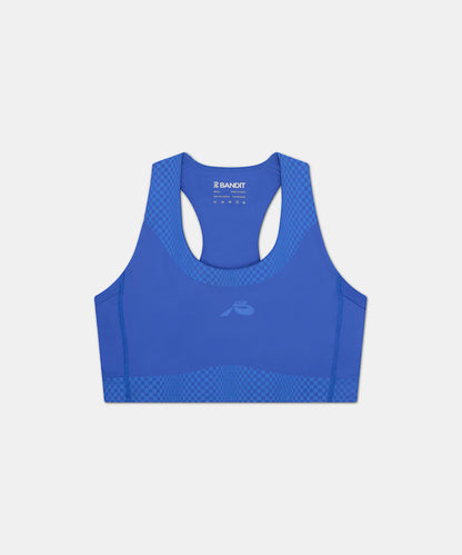 Bandit Stamina™ Scoop Neck Run Bra - Deep Peri Blue