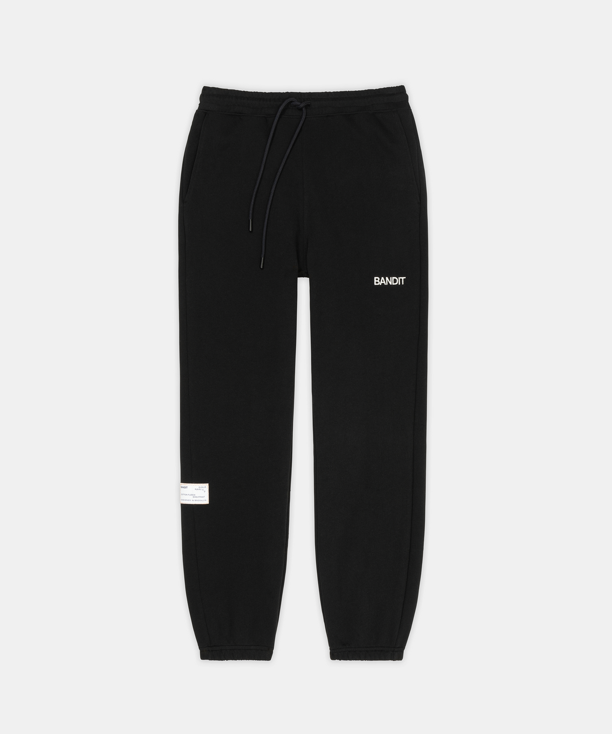 Bandit Unisex Classic Chiller Sweatpant in Black, front view