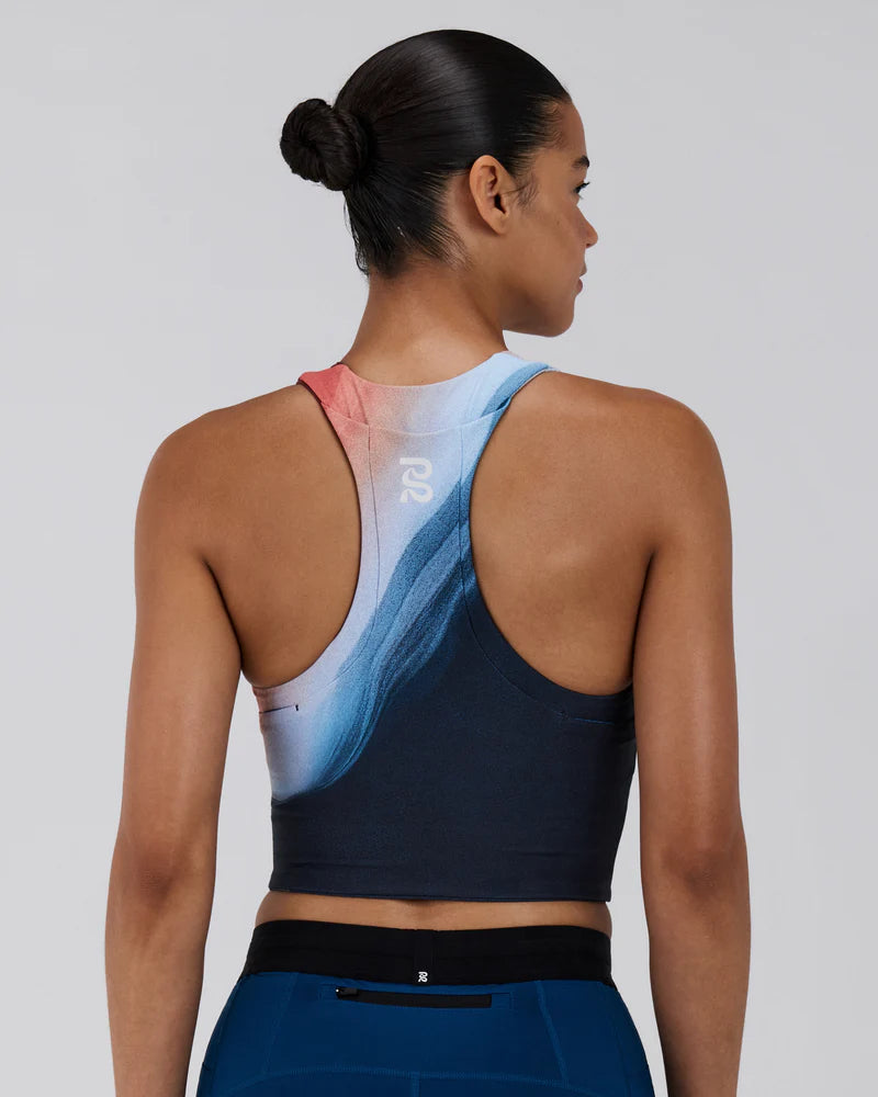 Bandit Women's Stamina™ Race Crop - Thermal Field Rusted Apricot