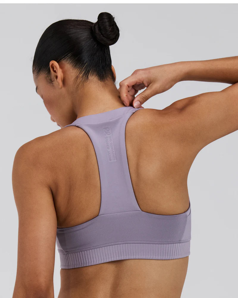 Bandit Women's Stamina-V™ Square Neck Run Bra - Violet Fog