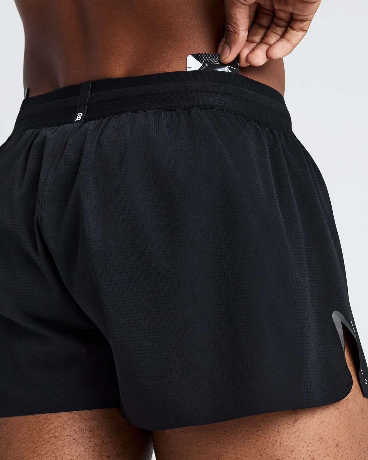 Bandit Mens RipSpeed™ 3" Split Shorts - Black
