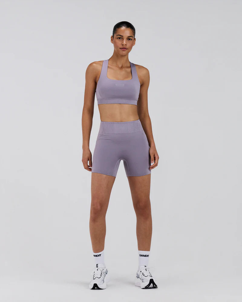 Bandit - Women's Stamina-V™ High Waist 5" Compression Short - Violet Fog