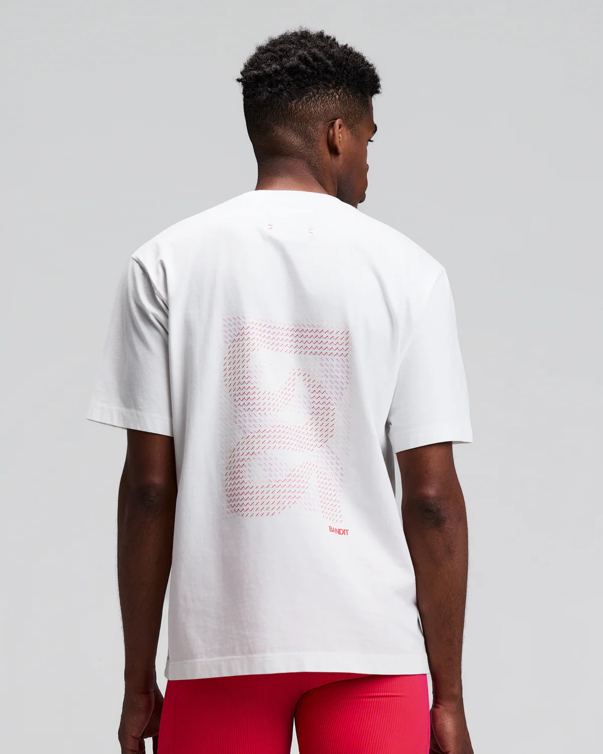 Bandit Unisex Cotton Tee - Karel Crosshatch Current