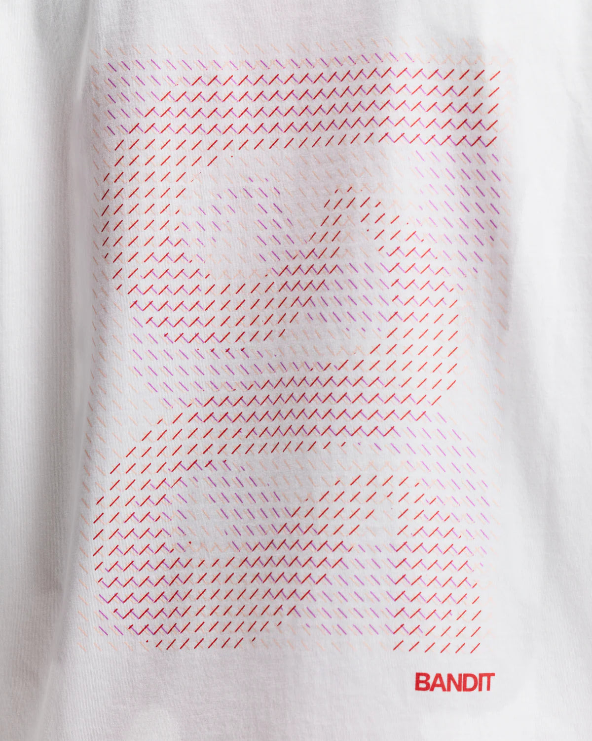 Bandit Unisex Cotton Tee - Karel Crosshatch Current