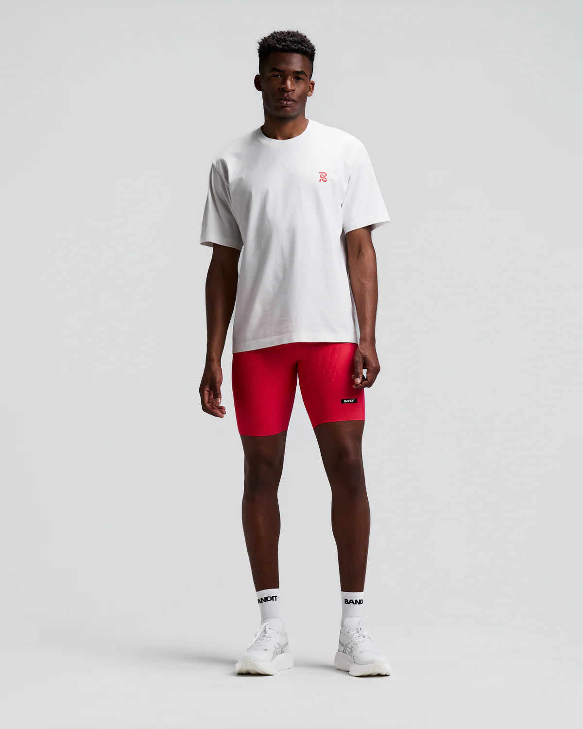 Bandit Unisex Cotton Tee - Karel Crosshatch Current