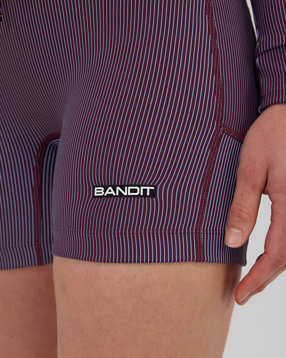 Bandit Striped Cadence™ 5&quot; Compression - Fig / Vintage Blue