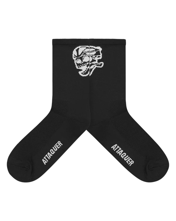 Attaquer Skull Logo Socks