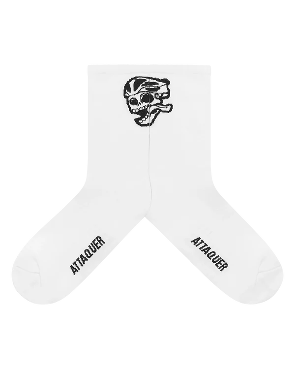 Attaquer Skull Logo Socks
