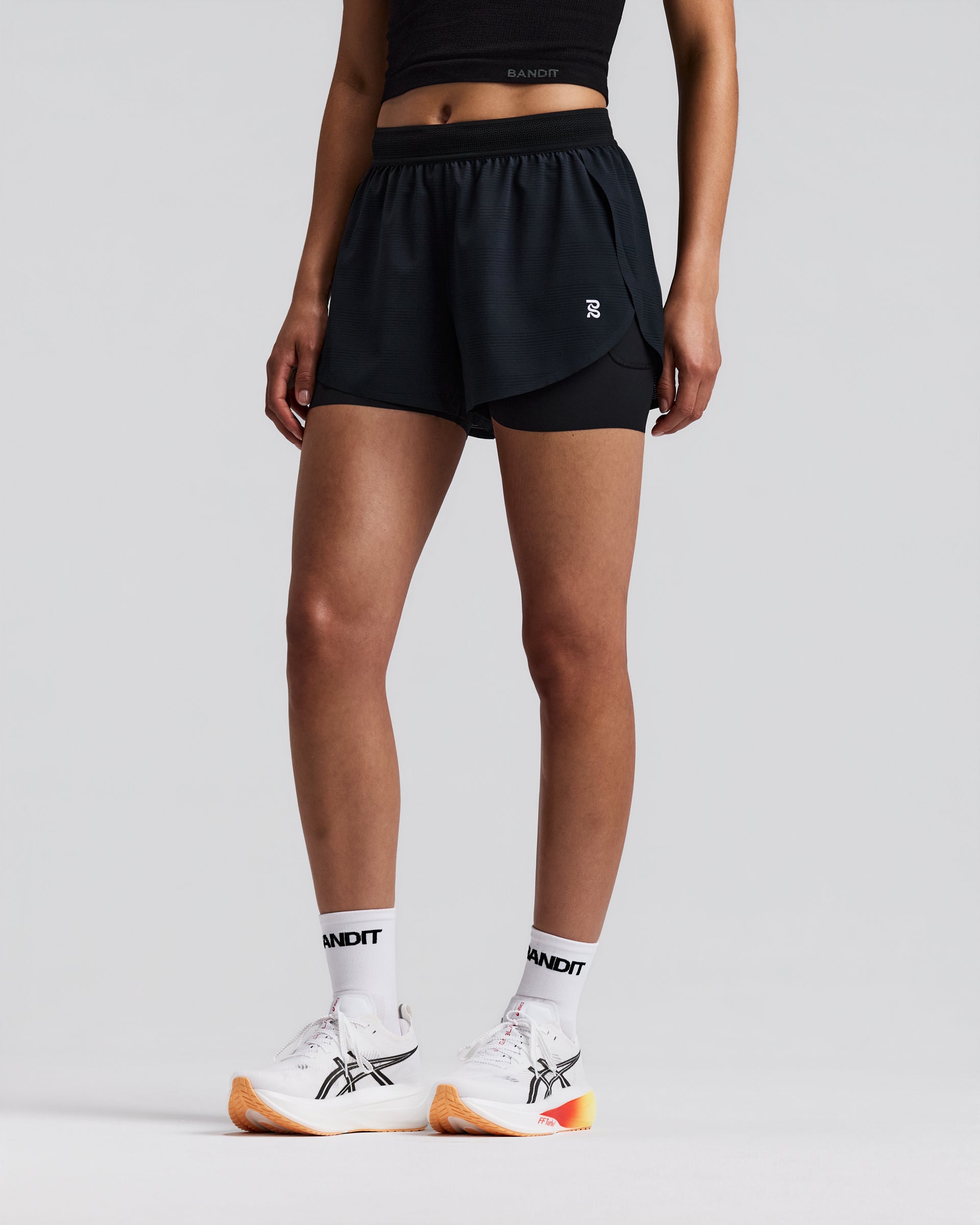 Bandit Women's CoolGrid™ 2-in-1 Run Shorts