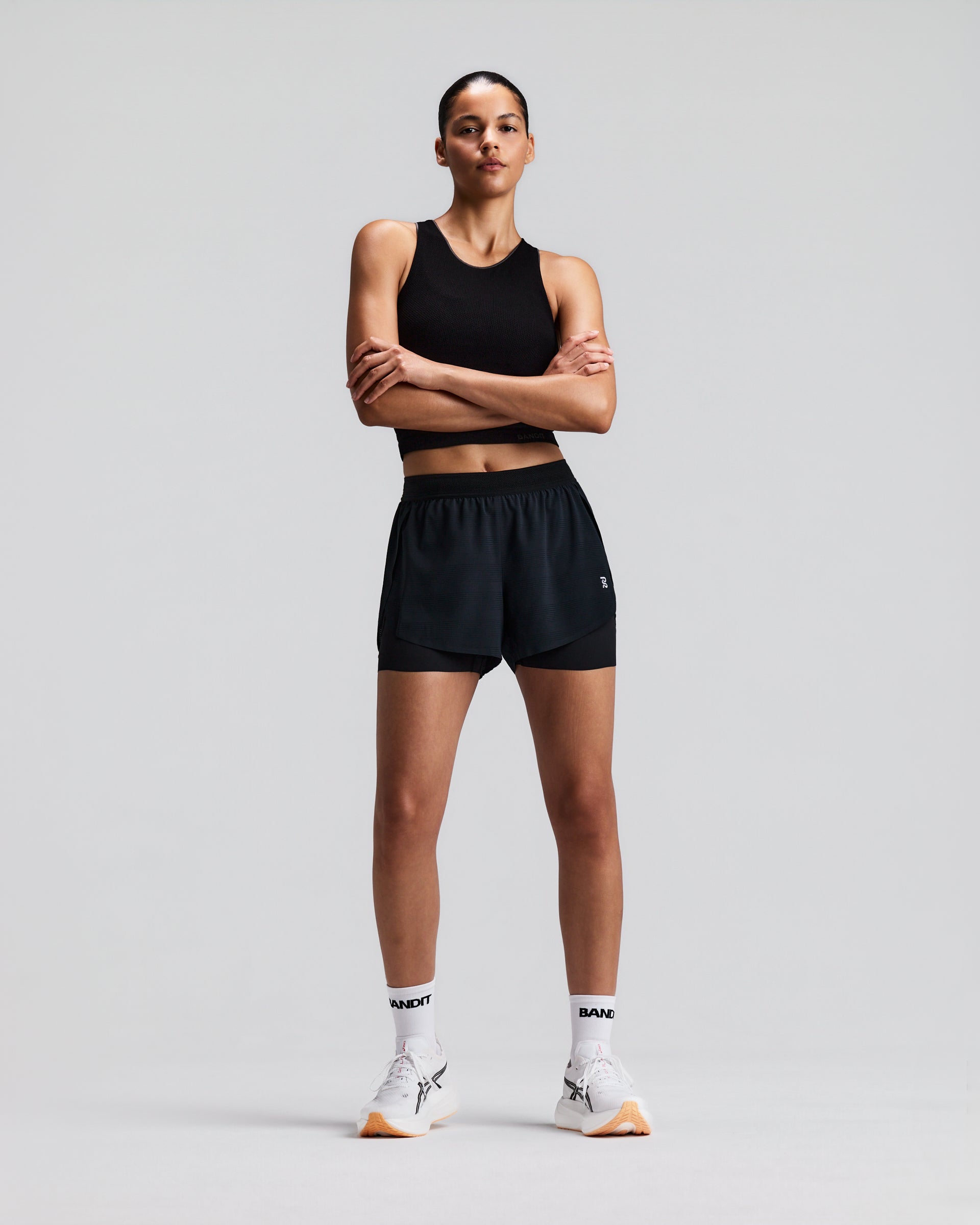 Bandit Women's CoolGrid™ 2-in-1 Run Shorts
