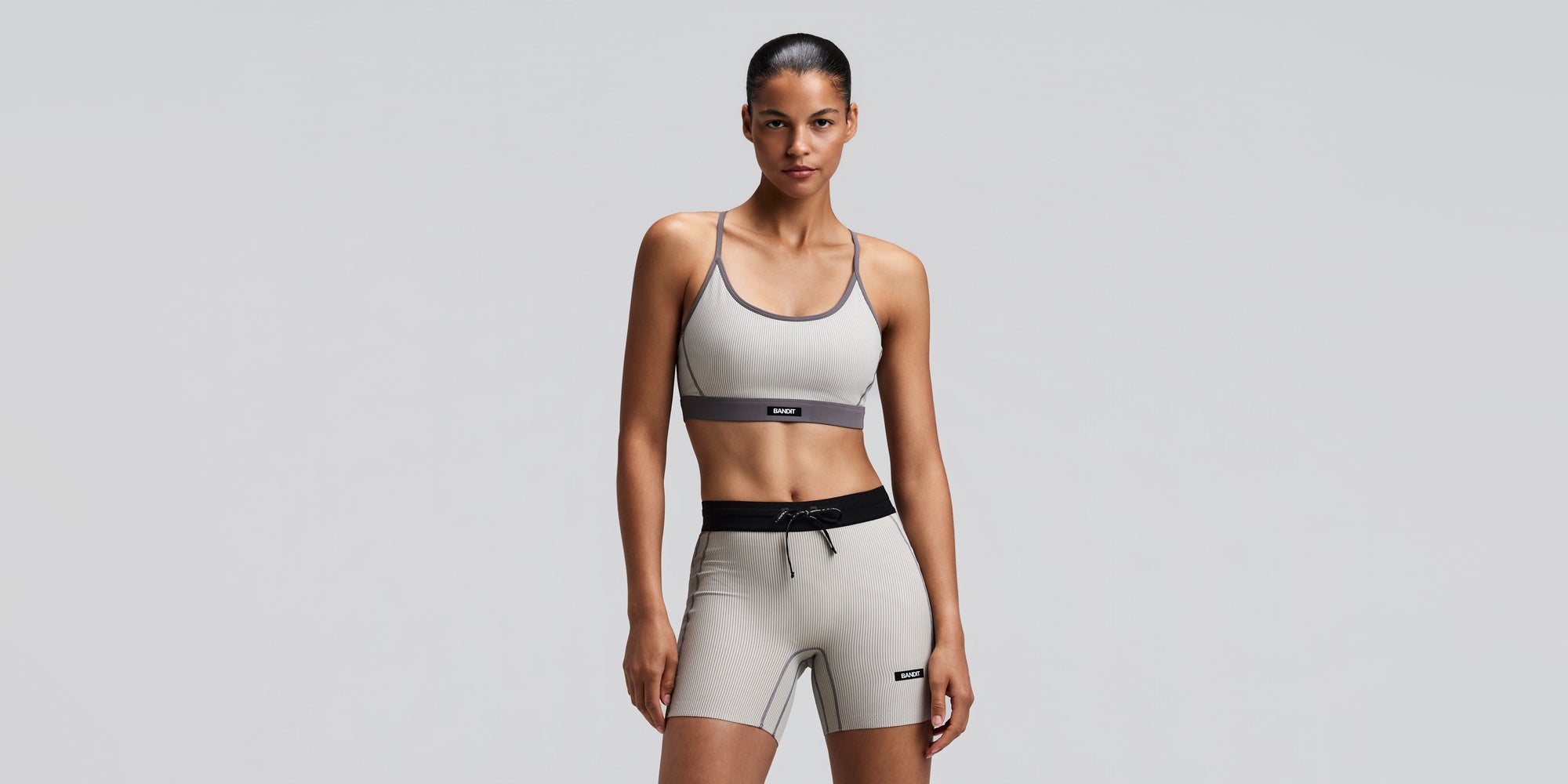 Bandit Women's Striped Cadence™ Strappy Run Bra