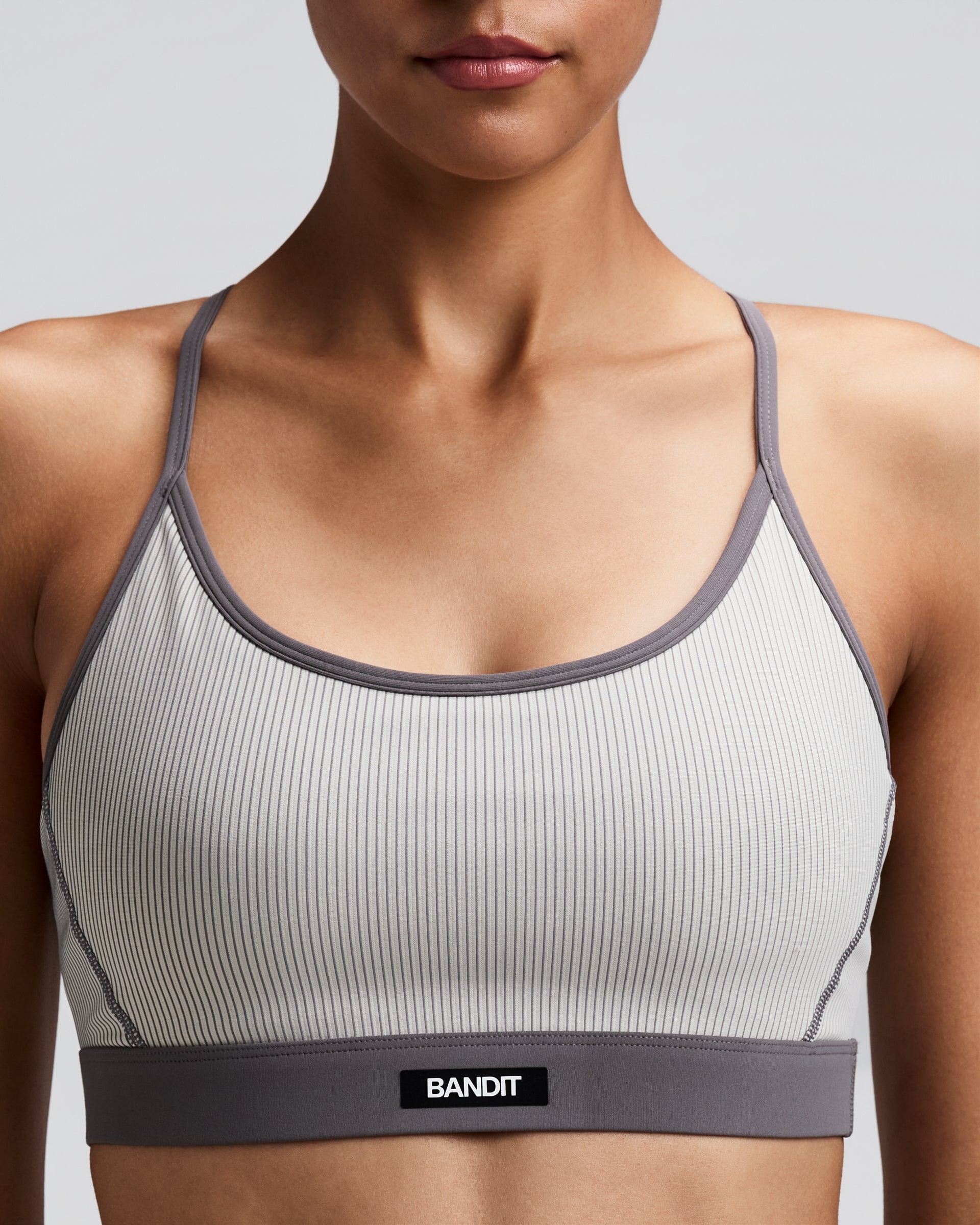 Bandit Women's Striped Cadence™ Strappy Run Bra