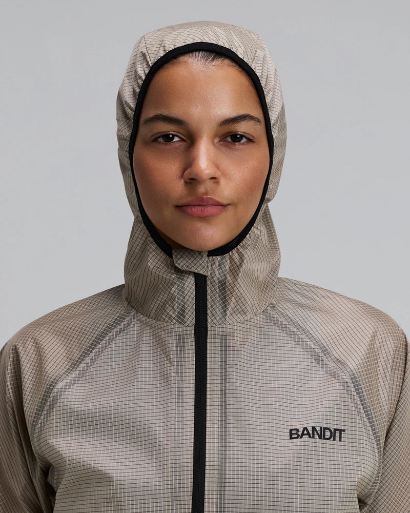 Bandit Women's VeloRip™ Ultralight Windproof Jacket - Oatmeal