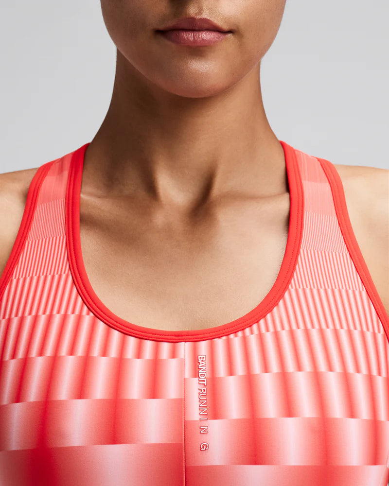 Bandit Women's Vanisher™ Reverso™ Scoop Neck Run Bra - Growing Grid