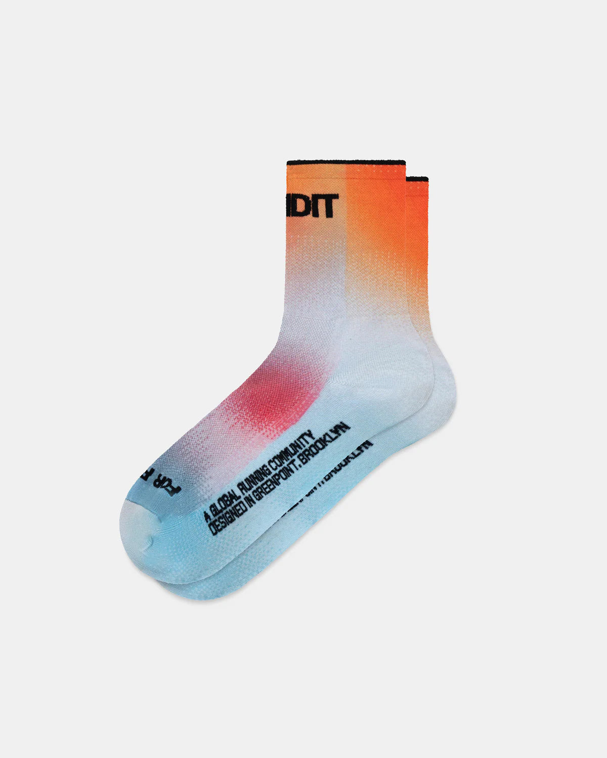 Bandit Lite Run™ Quarter Sock - Poppy Multi (2 Pack)