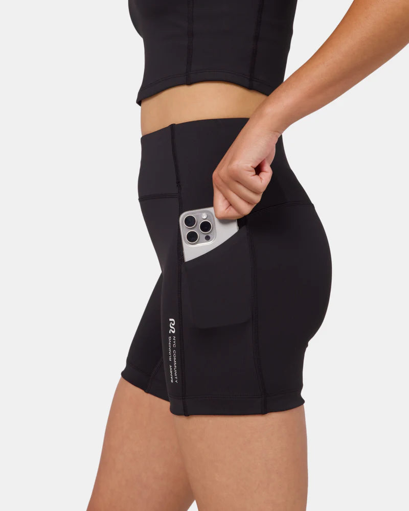 Bandit Women's Stamina-V™ High Waist 5" Compression Short - Black