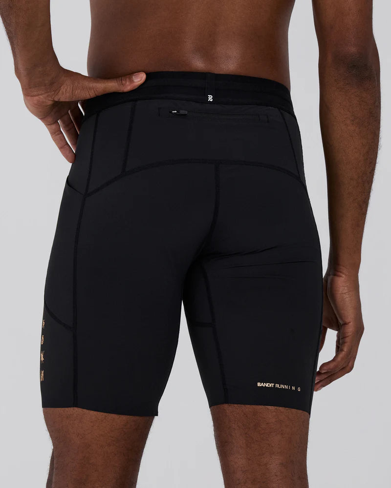 Bandit Men's SoLite™ 5 Pocket Half Tights - Black