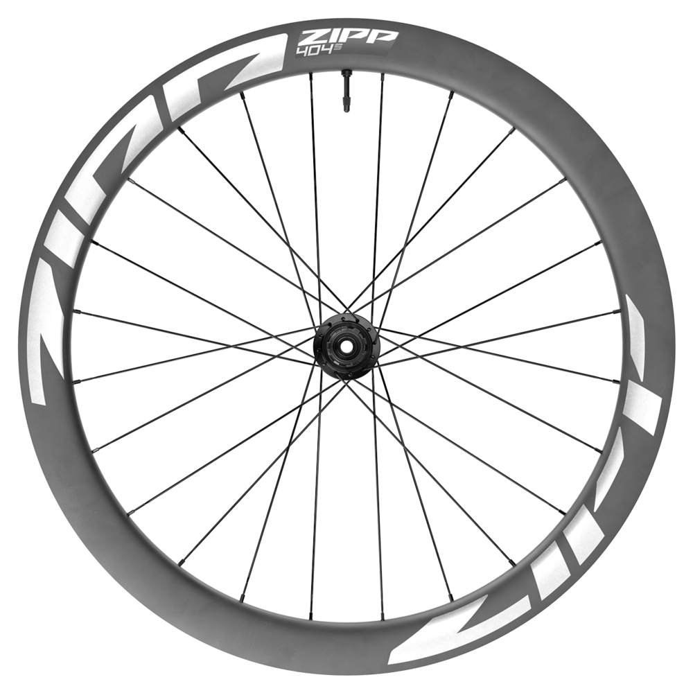 Zipp 404 S Carbon Tubeless Disc Brake Road Wheel – Rear, 700c, 12x142mm, Center Lock